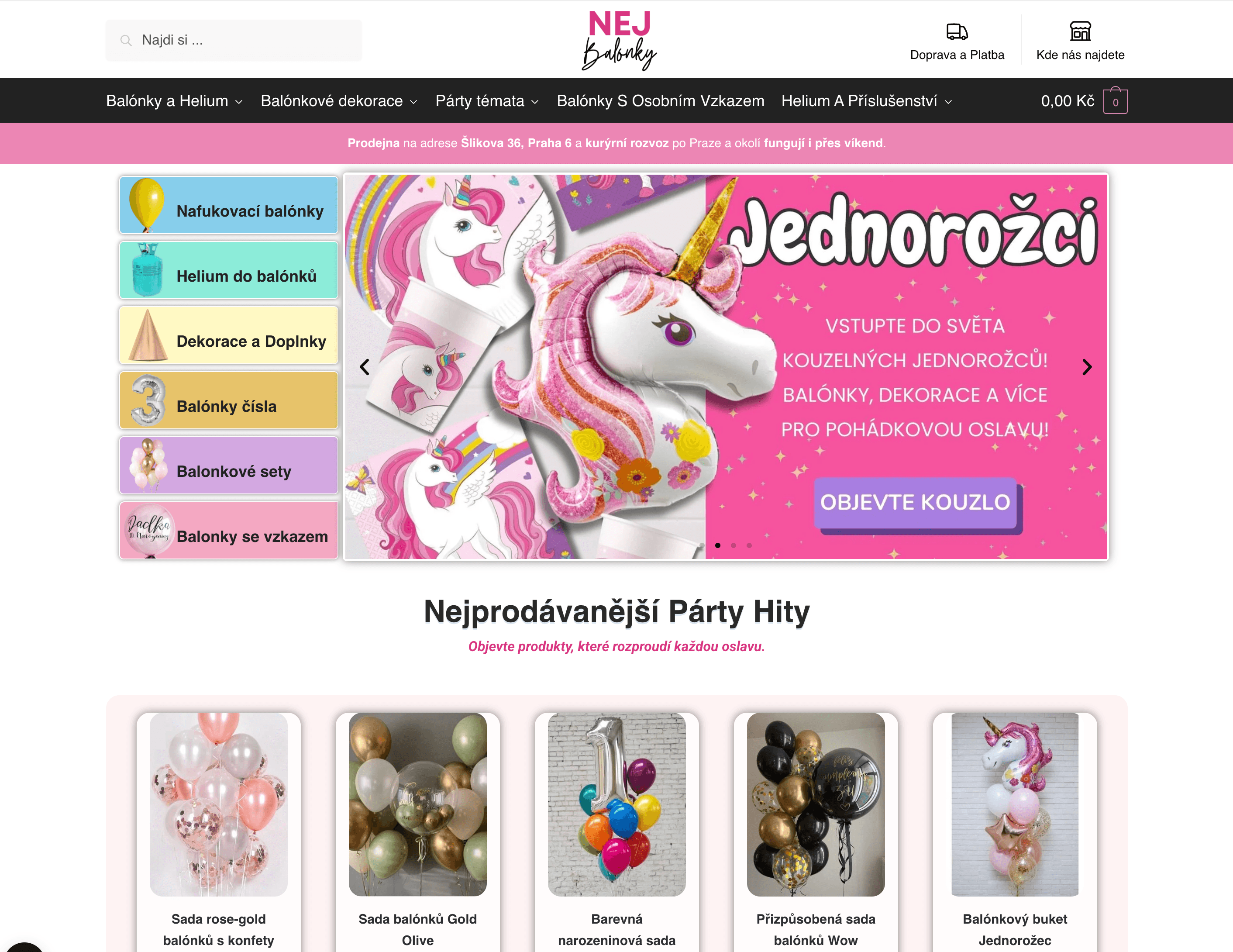 Скриншот кейса Nejbalonky.cz