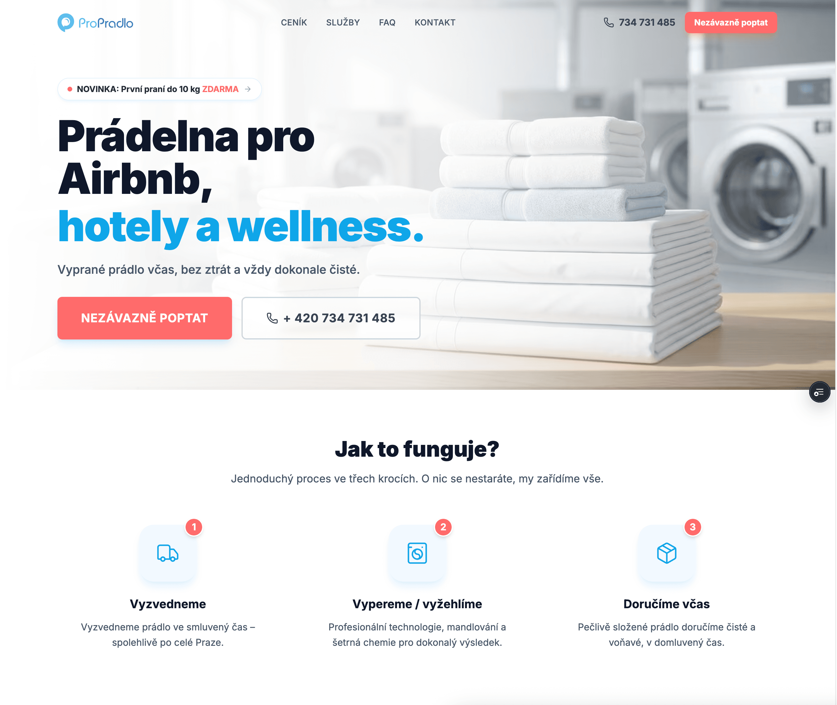 Скриншот кейса ProPradlo.cz